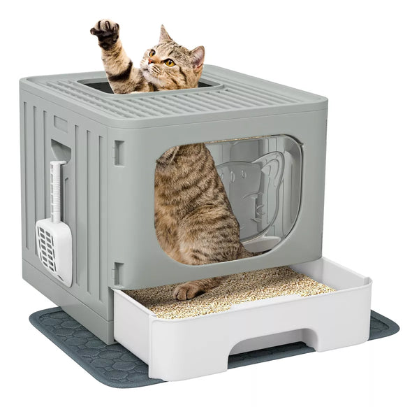 Caja De Arena Cerrada Para Gatos