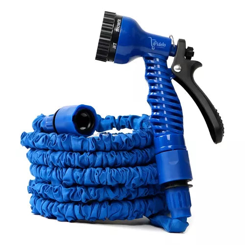 Manguera de Jardín Expandible FlexiHose, Conjunto de Boquilla Rociadora de Alta Presión