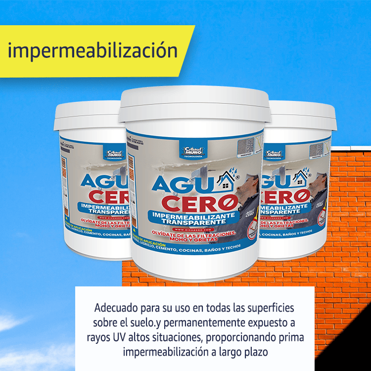Sellador Aguacero Impermeabilizante Transparente